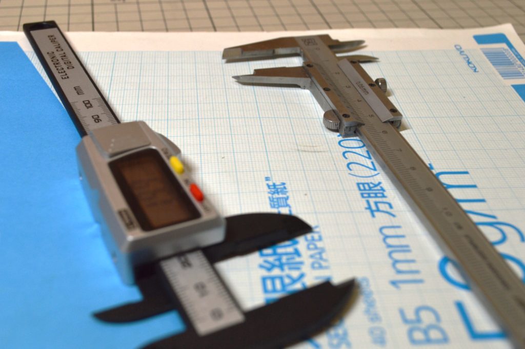 3Dプリンター モデリング用計測ノギス 金属・デジタルノギス