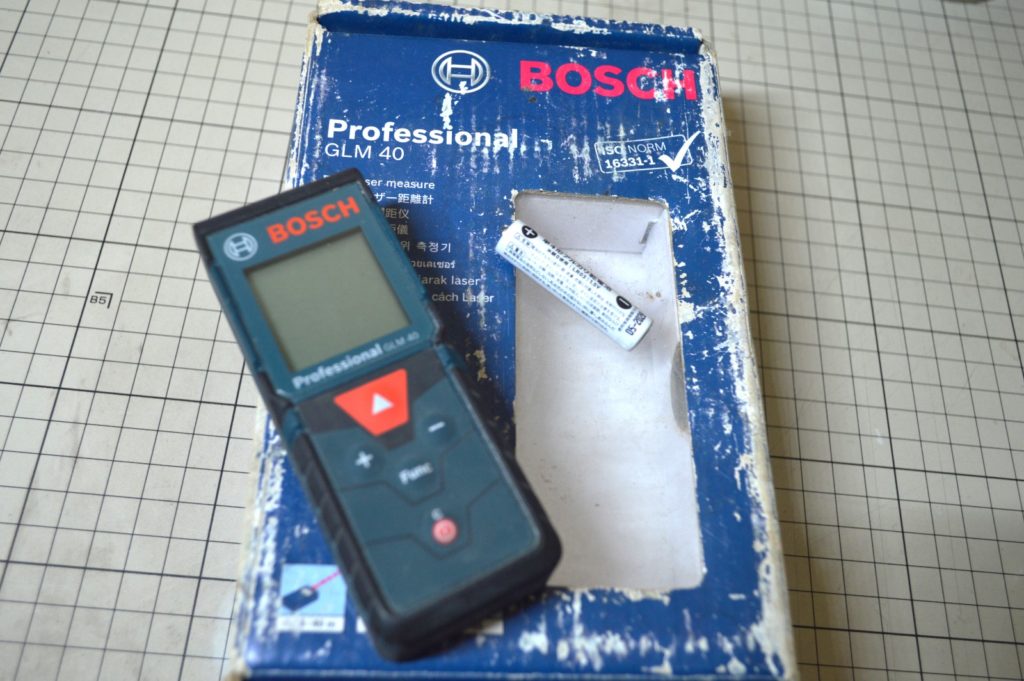 3Dプリンター 測定ツール、レーザー距離計ボッシュ