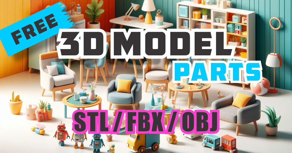 FREE 3DMODEL PARTS by.MCOON